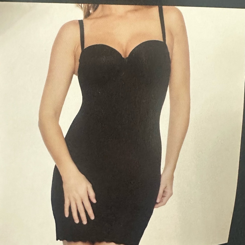 NWT MARILYN MONROE Convertible Strap‎ Shapewear Control Slip Sheer Lace Trim 1X